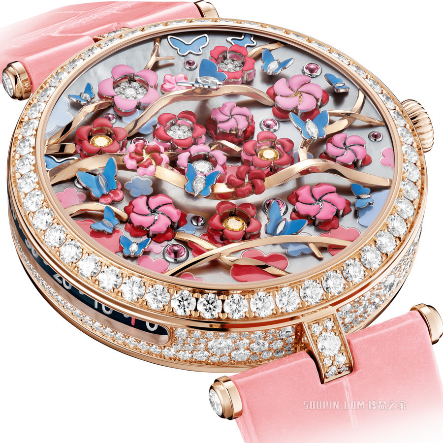 Lady Arpels Heures Florales Cerisier腕表