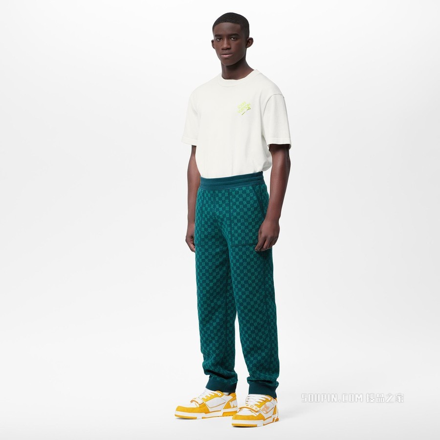 DAMIER 双面长裤