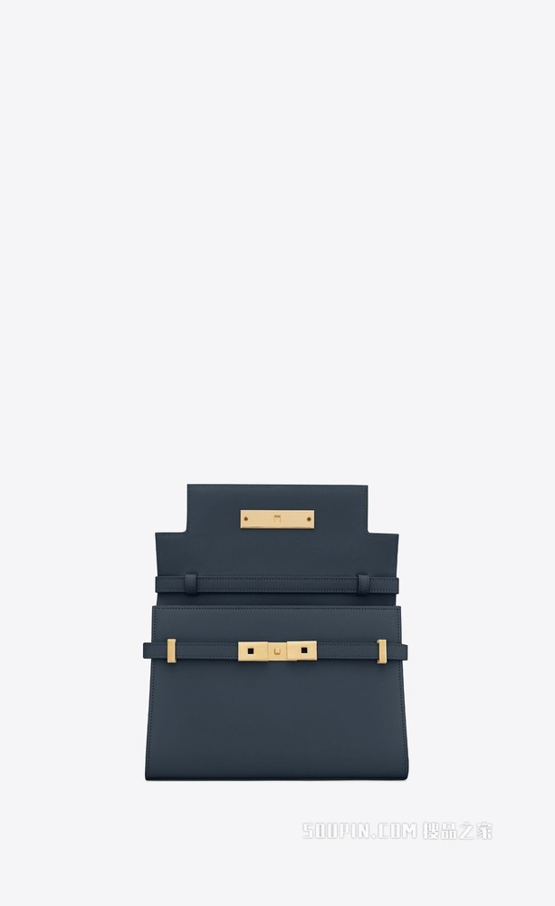 Manhattan小号box Saint Laurent皮革肩背包