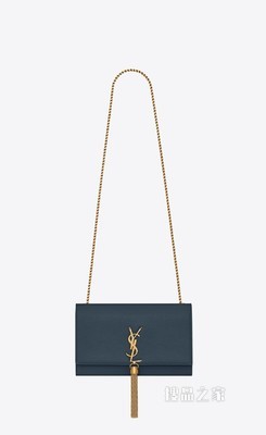 Kate中号粒面压印皮革链条包