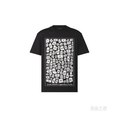 传统硬箱图案 T 恤