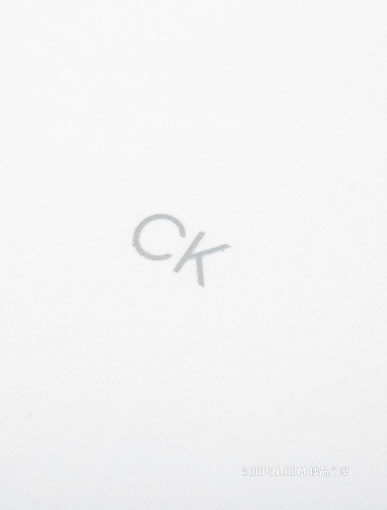 Calvin Klein 男士时尚圆领插肩袖LOGO织带短袖T恤4MS2K114