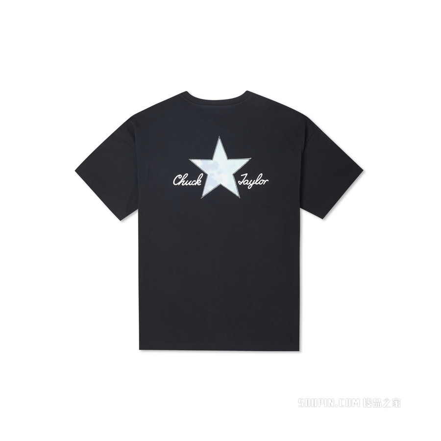 【女子】Chuck Taylor Infill Star Tee 女款 黑色