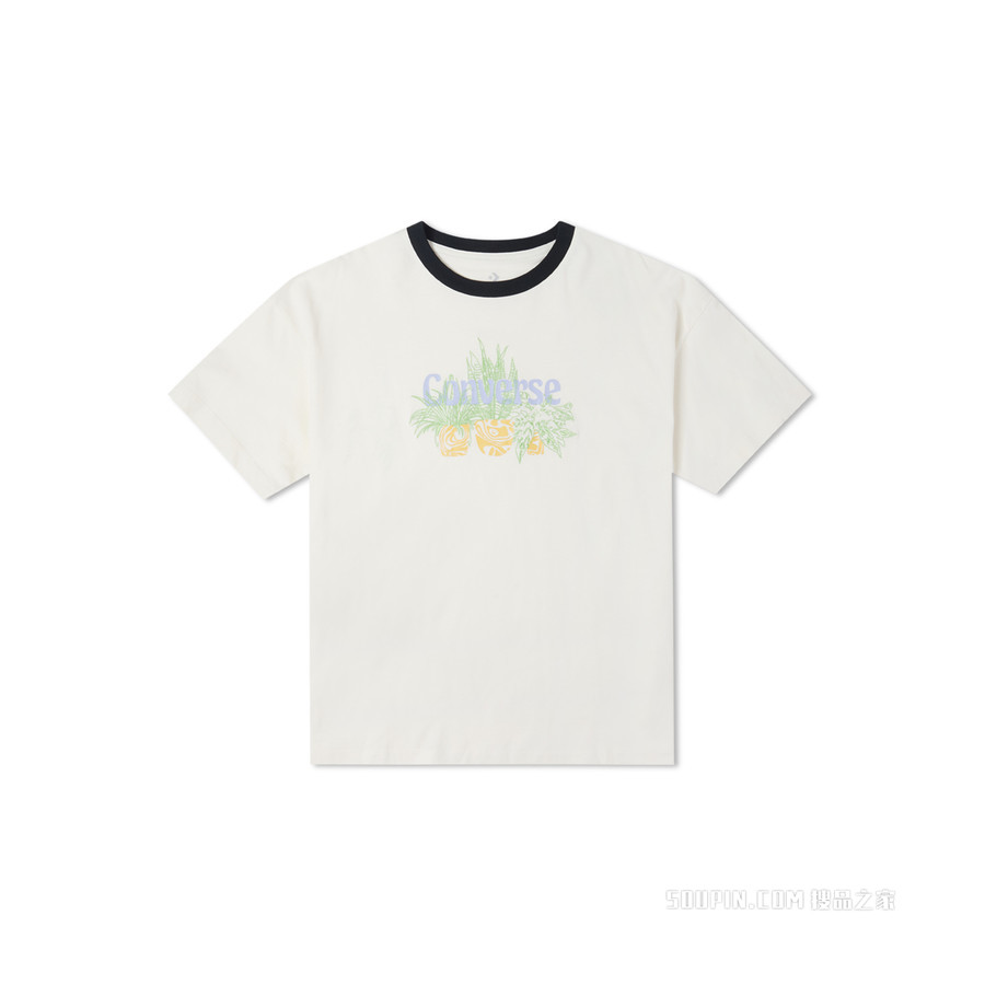 【女子】Plantasia Oversized Ringer Tee 女款 棕色