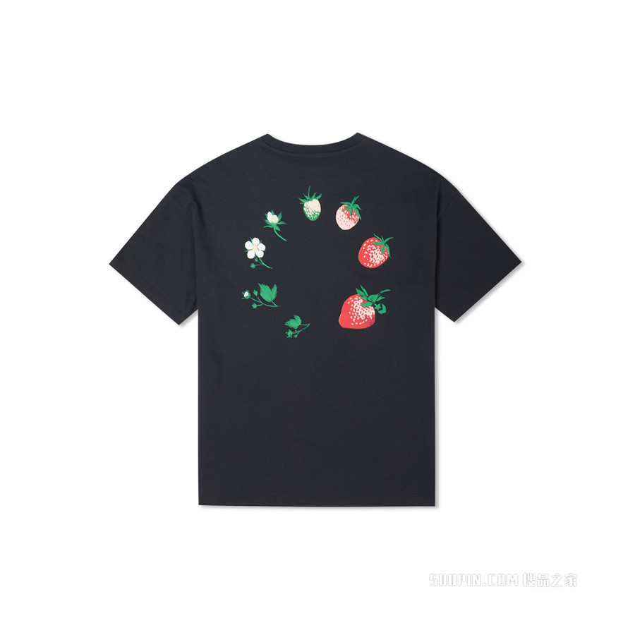 【女子】Strawberry Oversized Tee 女款 黑色