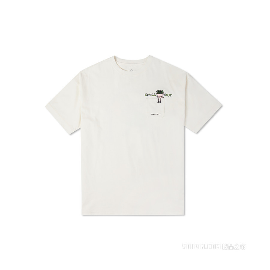 【女子】PLANTOPIA OVERSIZED GRAPHIC TEE 女款 棕色
