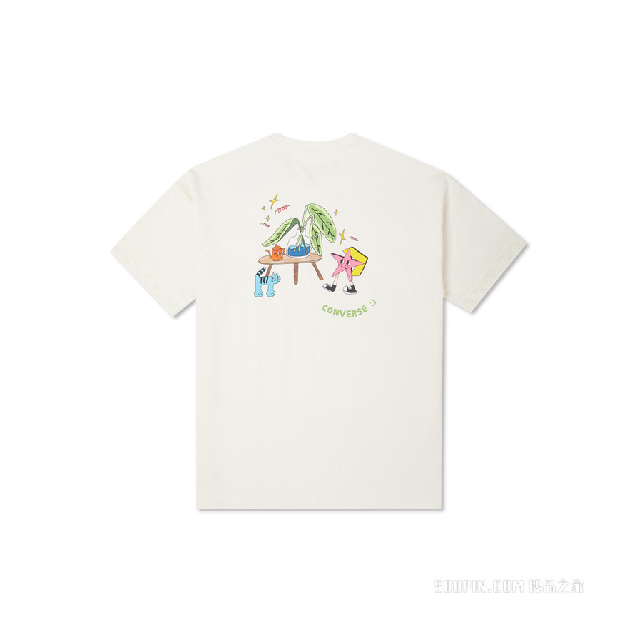 【女子】PLANTOPIA OVERSIZED GRAPHIC TEE 女款 棕色