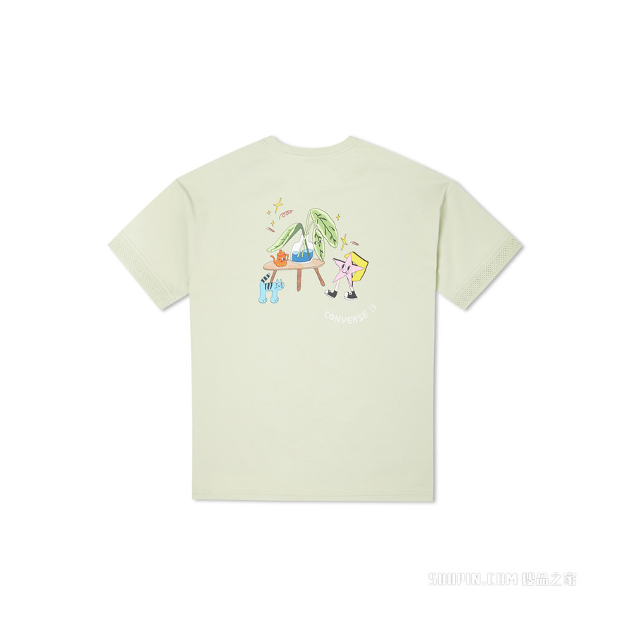 【女子】PLANTOPIA OVERSIZED GRAPHIC TEE 女款 绿色