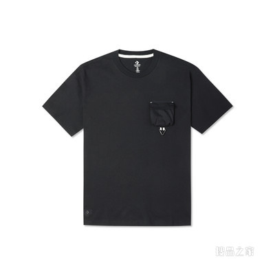 【男女同款】GO OUTDOOR OVERSIZED POCKET TEE 中性 黑色
