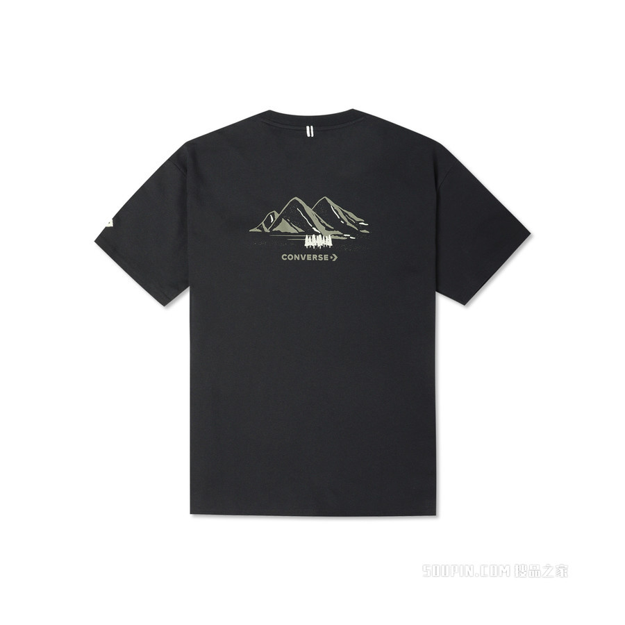 【男女同款】GO OUTDOOR OVERSIZED POCKET TEE 中性 黑色