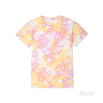【女子】All Over Print Relaxed Tee 女款 粉红色