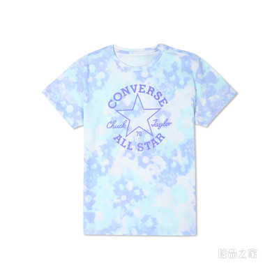 【女子】All Over Print Relaxed Tee 女款 蓝色