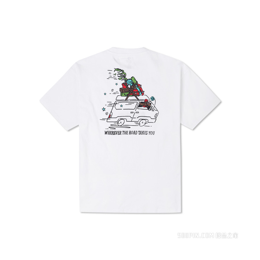 【男子】Road Trip Tee 男款 白色