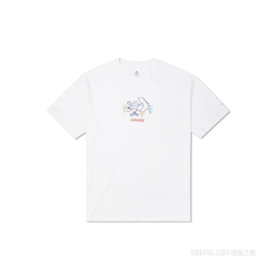 【男子】Pushing Along Tee 男款 白色
