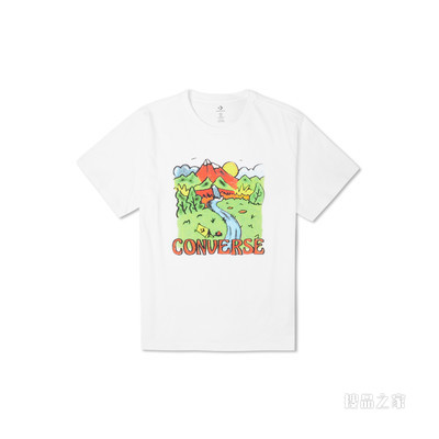【男子】Neon Horizon Tee 男款 白色