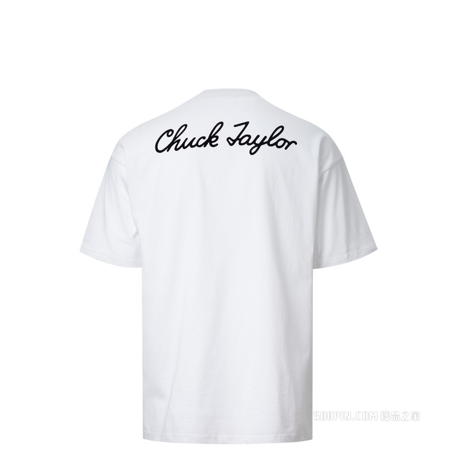 【男女同款】CONVERSE CHUCK TAYLOR SHOE PATCH S/S TEE 男款 白色