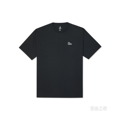 【男的】CONVERSE CHUCK TAYLOR SHOE PATCH S/S TEE 男款 墨黑色
