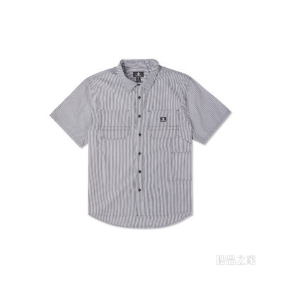 【男子】Woven Carpenter Short Sleeve Button Down 男款 黑色