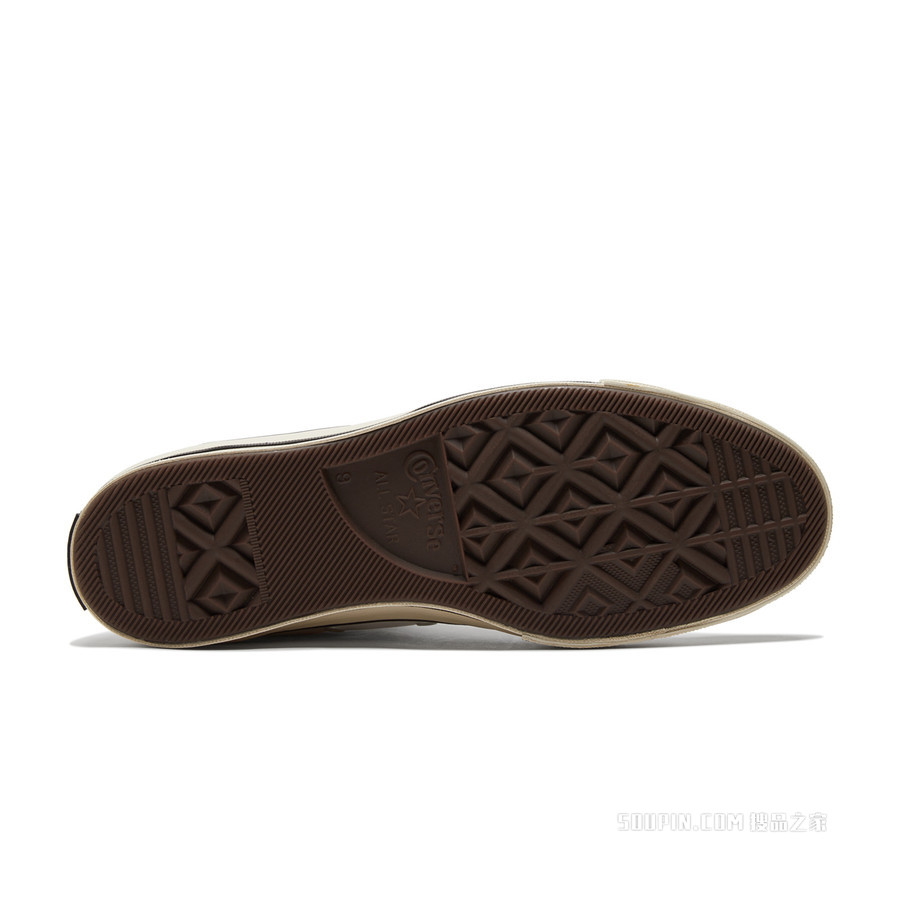 【男女同款】Chuck 70高帮复古帆布小白鞋 中性 白色