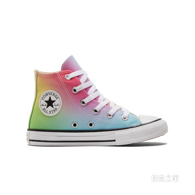 【小童】All Star彩虹渐变色童鞋 中性 粉红色