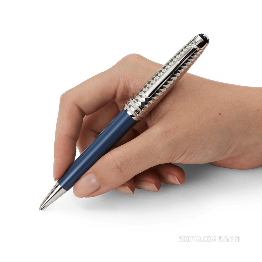全新万宝龙大班系列冰川蓝双色特别款经典圆珠笔