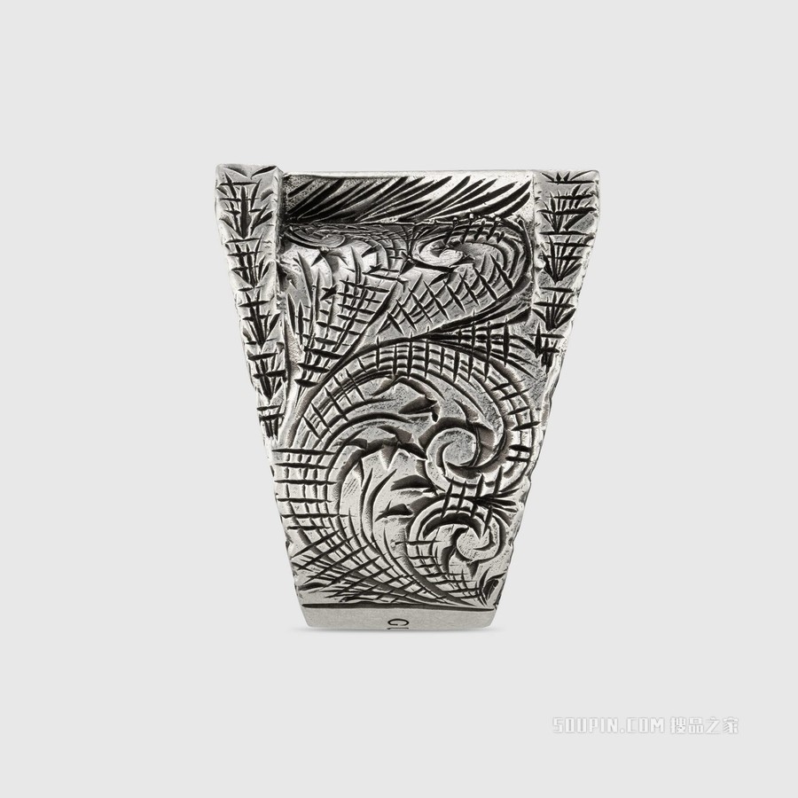 字母“Z”造型纯银戒指 纯银