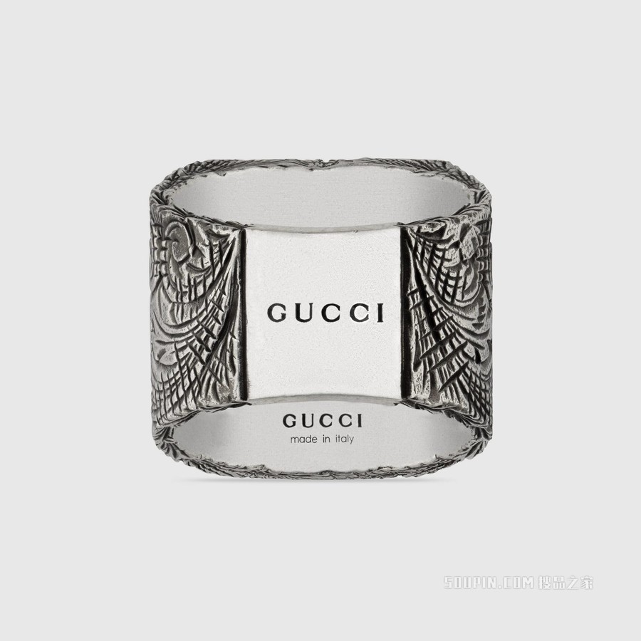 字母“V”造型纯银戒指 纯银