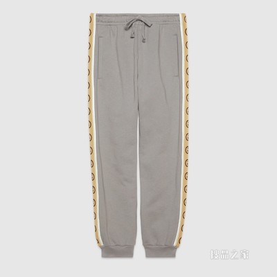 针织棉长裤 灰色