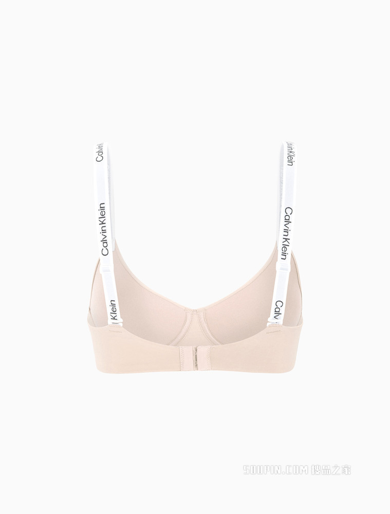 【经典串标系列】Calvin Klein 女士循环LOGO无钢圈文胸QF6864AD