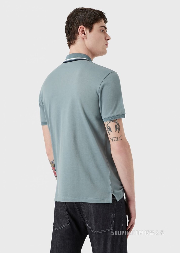 柔软棉质短袖POLO衫 | Emporio Armani