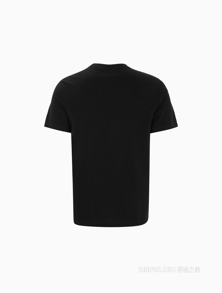 Calvin Klein 男士时尚圆领纯棉醒目LOGO短袖T恤40IC806