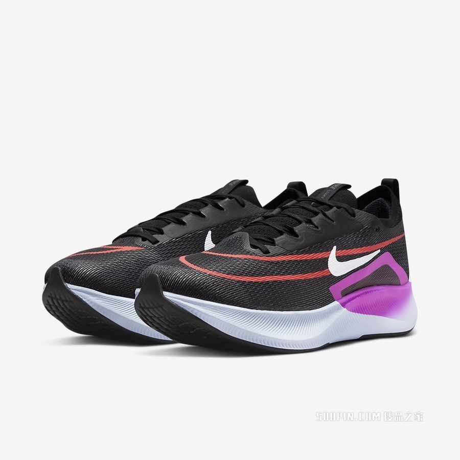 Nike Zoom Fly 4 男子全掌碳板竞速跑步鞋