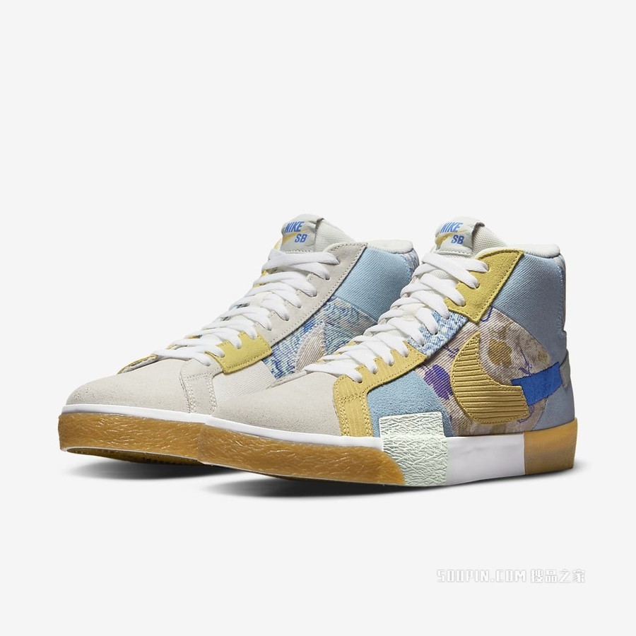 Nike SB Zoom Blazer Mid PRM 男/女滑板鞋