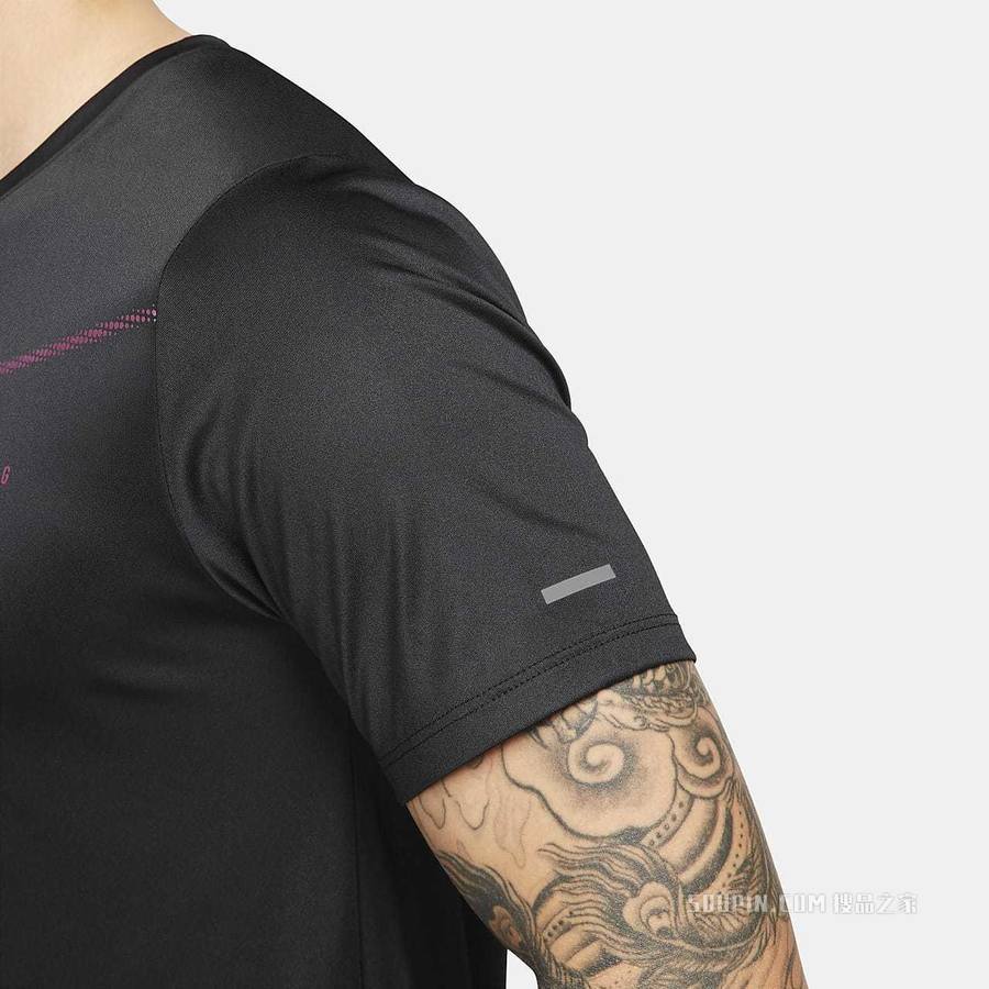 Nike Dri-FIT Run Division Miler 男子短袖印花跑步上衣