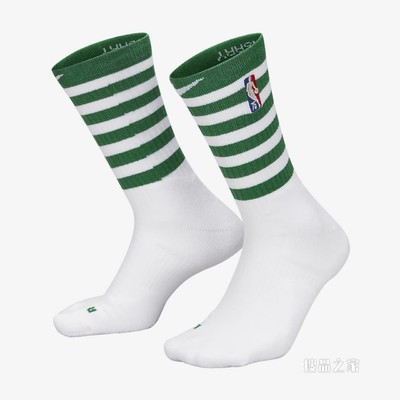 波士顿凯尔特人队 Elite City Edition Nike NBA Crew 运动袜（1 双）