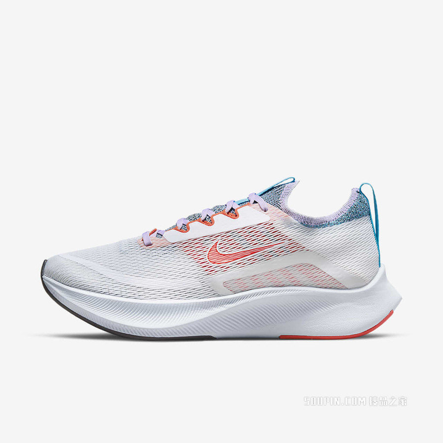 Nike Zoom Fly 4 女子全掌碳板竞速跑步鞋