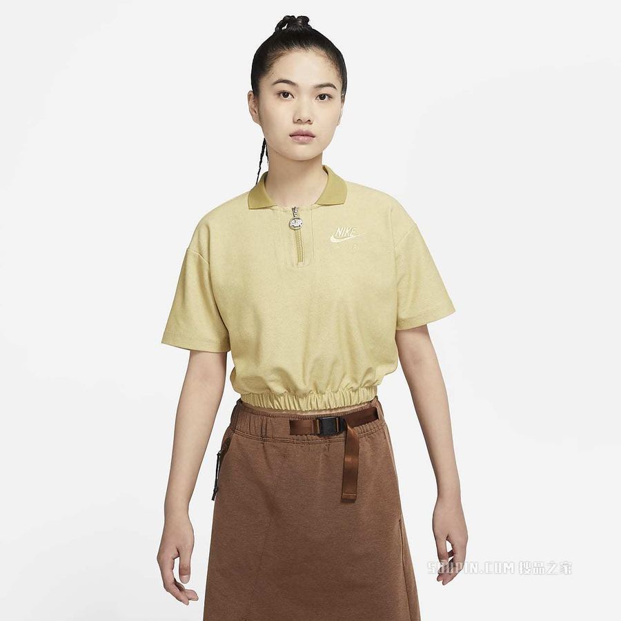 Nike Air Pique 女子翻领T恤