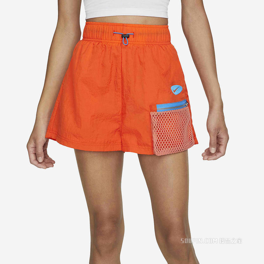 Nike Sportswear Icon Clash 女子高腰梭织短裤