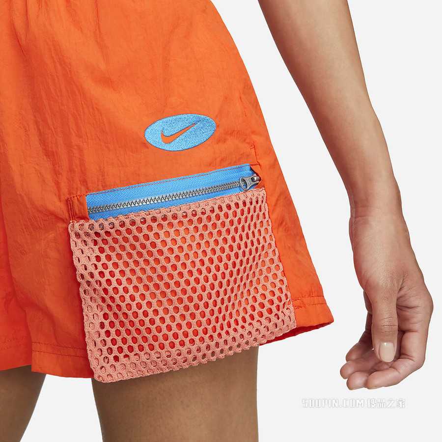 Nike Sportswear Icon Clash 女子高腰梭织短裤