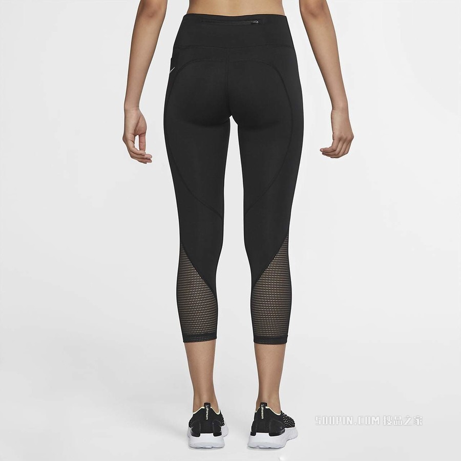 Nike/耐克】Nike Dri-FIT Fast 7/8 女子中腰跑步紧身裤DM7724-010-搜品之家