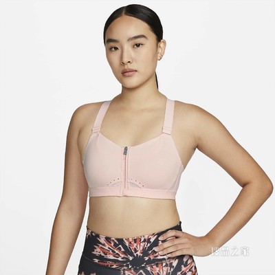 Nike Dri-FIT Alpha Zip-Front 女子高强度支撑衬垫运动内衣