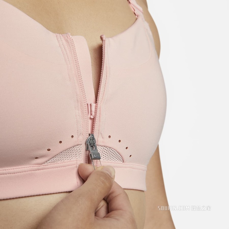 Nike Dri-FIT Alpha Zip-Front 女子高强度支撑衬垫运动内衣