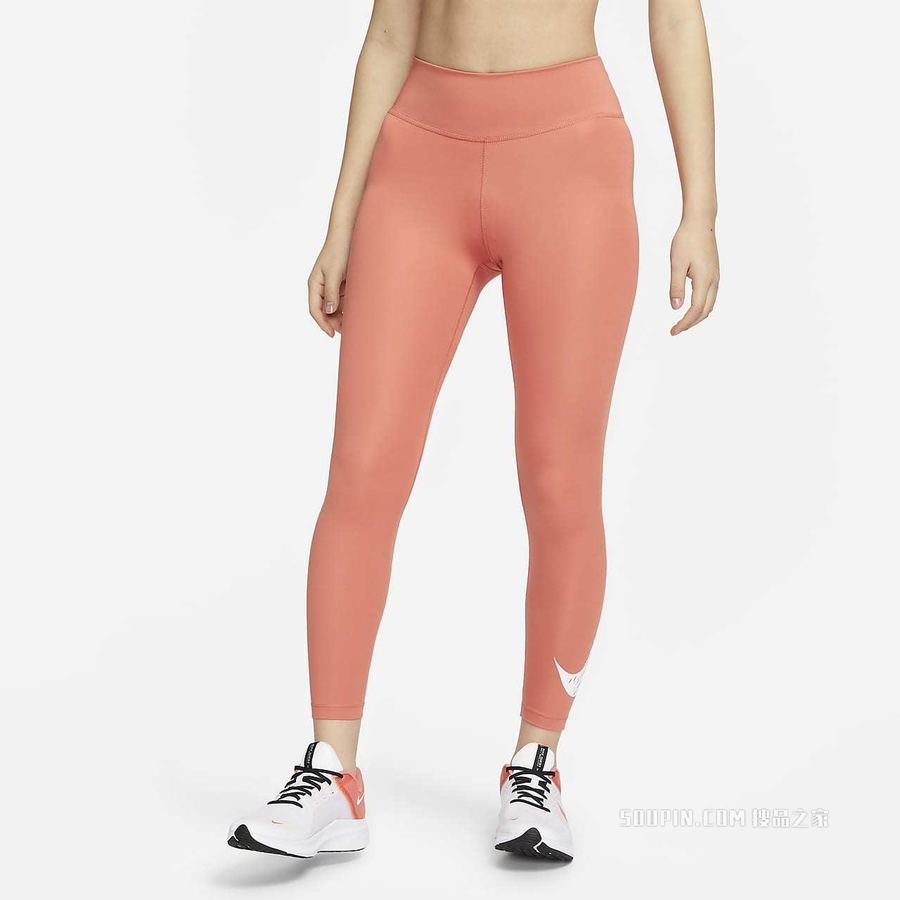 Nike Dri-FIT Swoosh Run 7/8 女子中腰跑步紧身裤