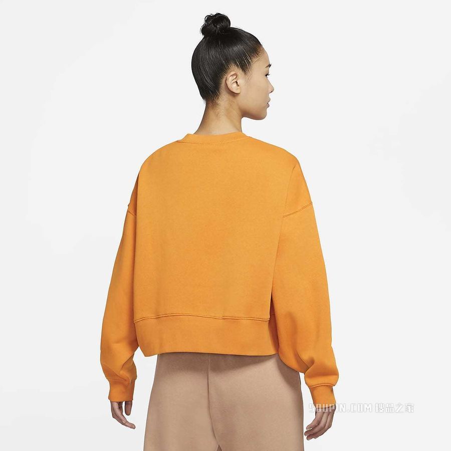 Nike Sportswear Collection Essentials 女子起绒圆领上衣