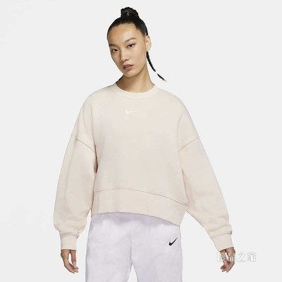 Nike Sportswear Collection Essentials 女子起绒圆领上衣