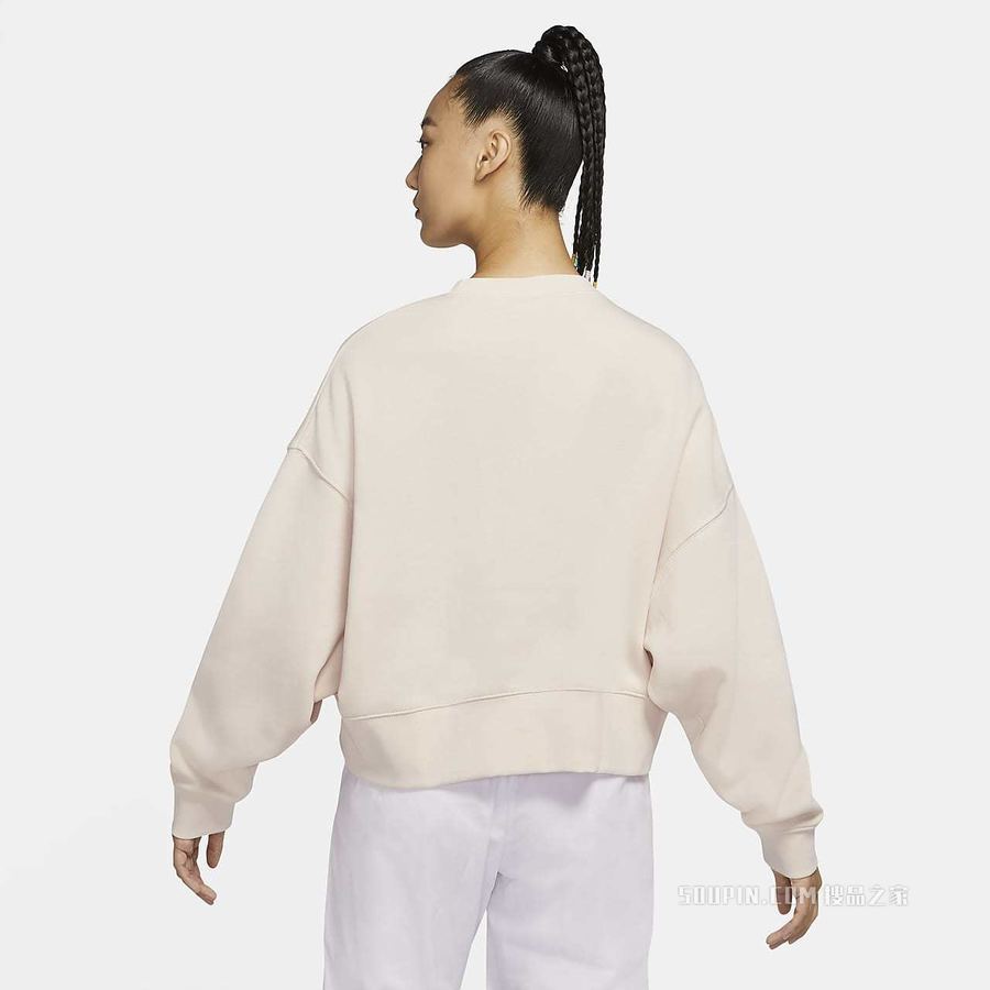 Nike Sportswear Collection Essentials 女子起绒圆领上衣