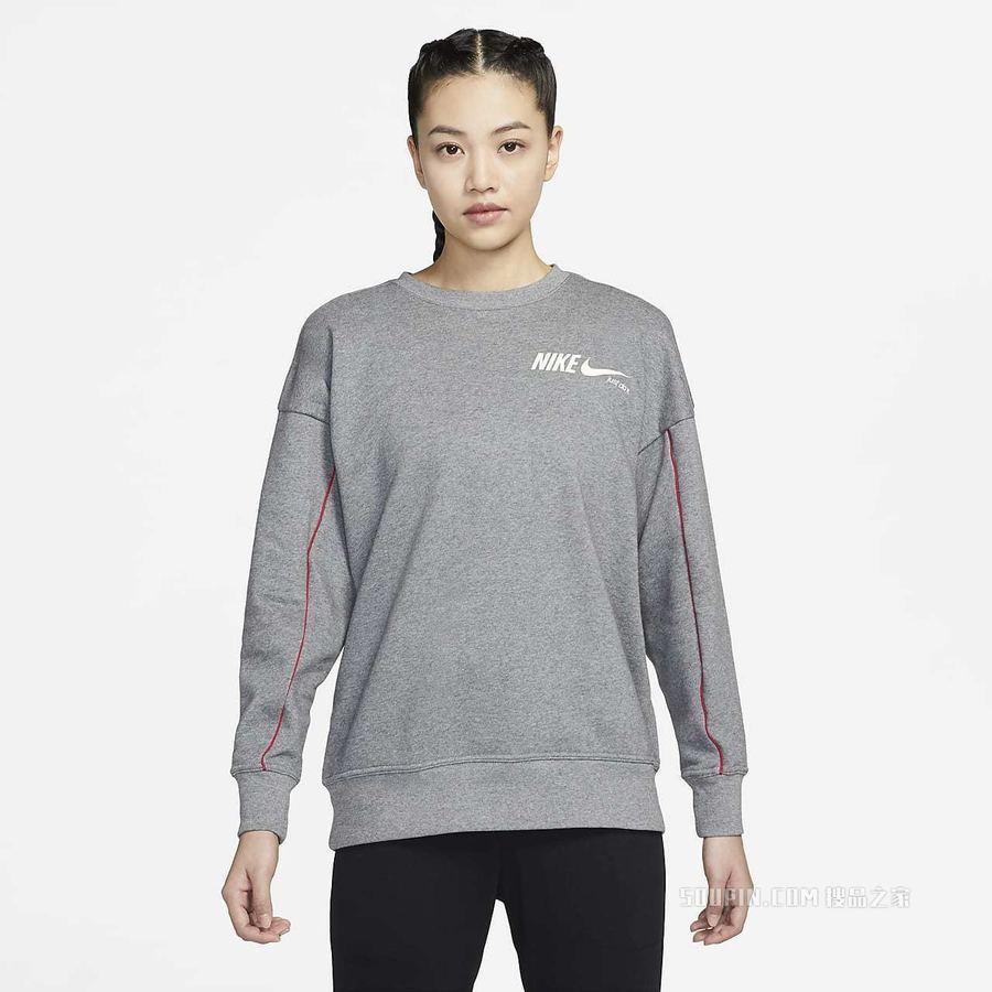 Nike Dri-FIT Get Fit 女子印花圆领运动衫