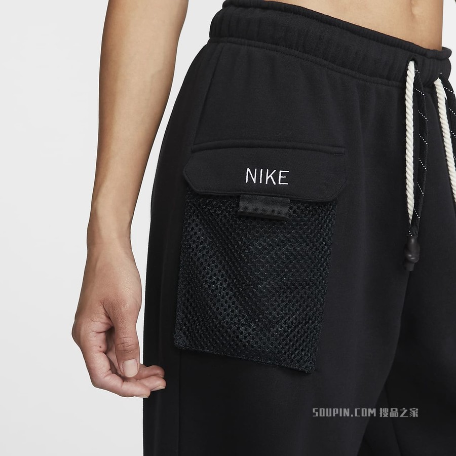 Nike Sportswear 女子中腰起绒长裤