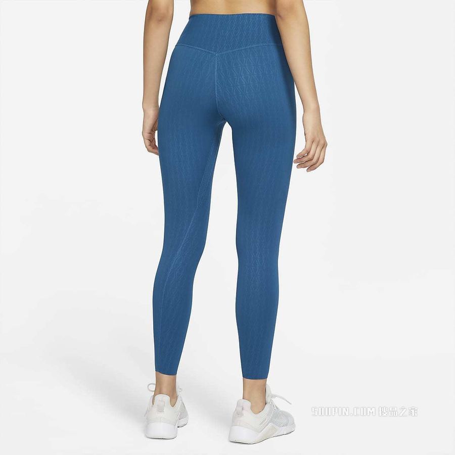 Nike Dri-FIT One Luxe 女子中腰印花紧身裤