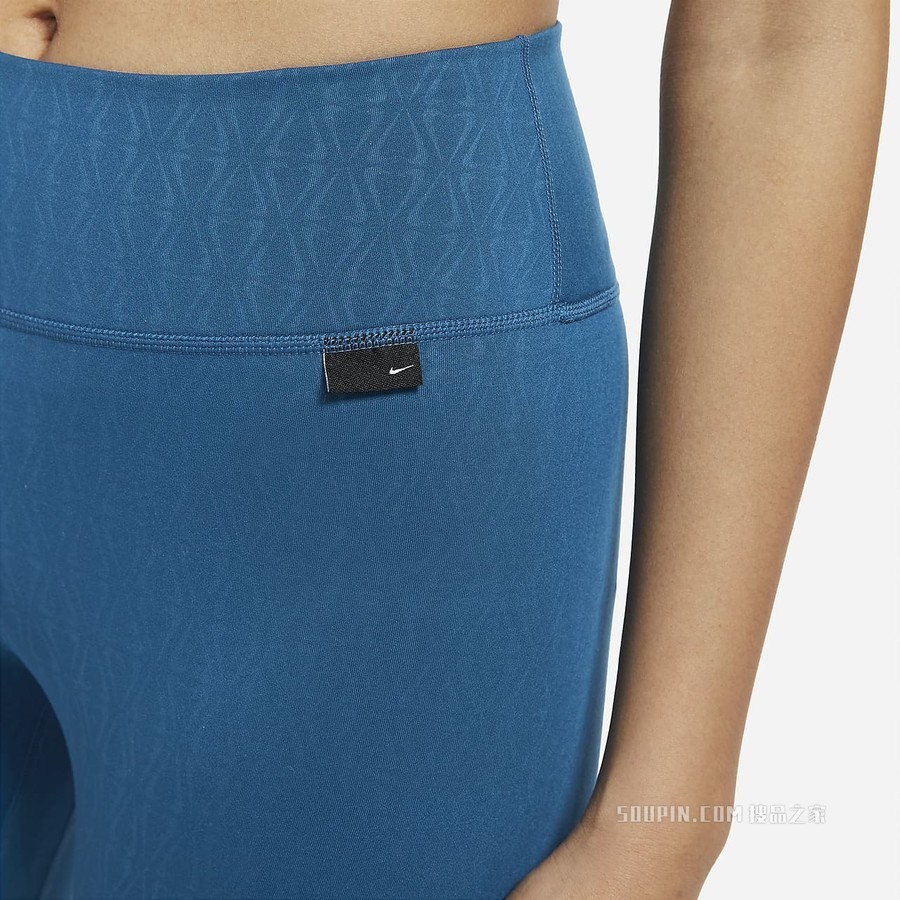 Nike Dri-FIT One Luxe 女子中腰印花紧身裤